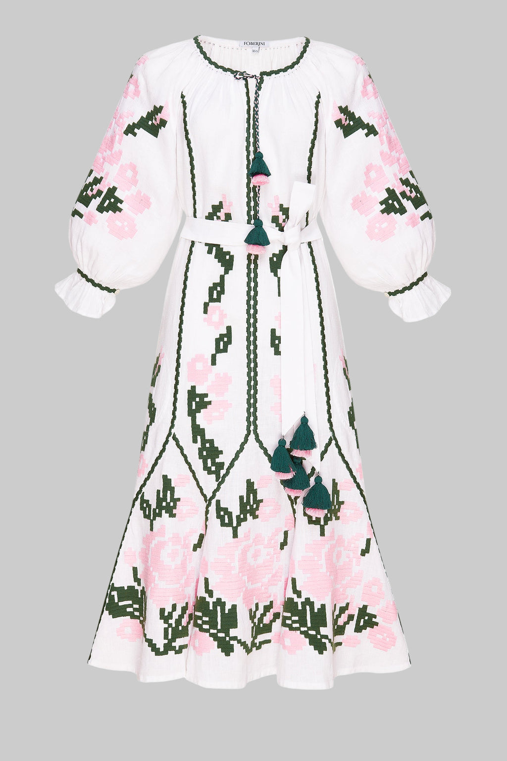 Rochie midi Marta cu broderie