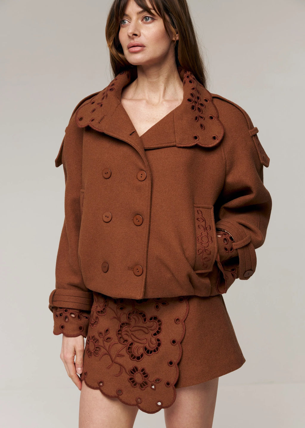 Kurze Wolljacke Desert Bloom 