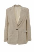 The Linen Suit in beige