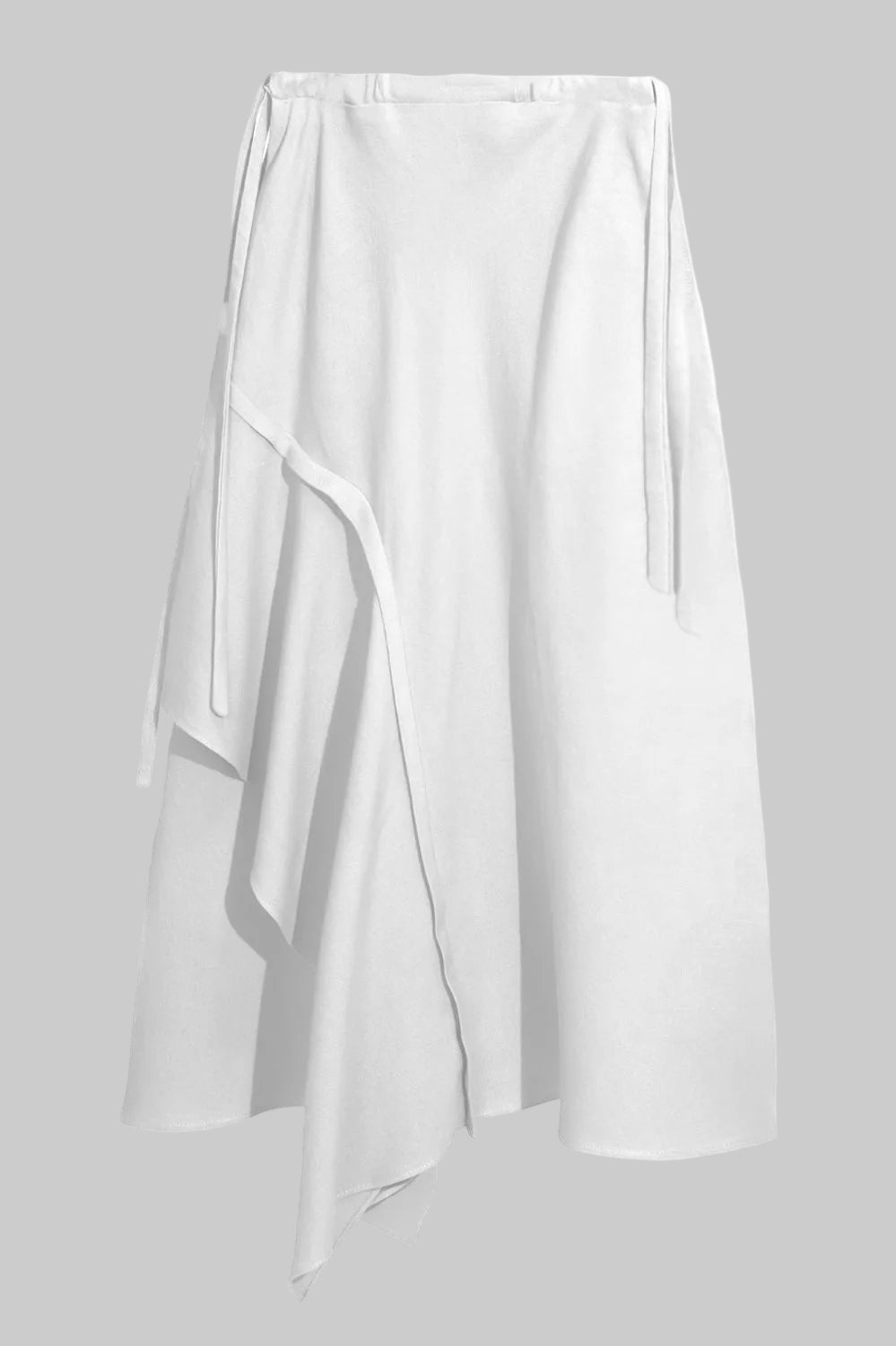 Fustă albă din bumbac organic As Time Goes by 