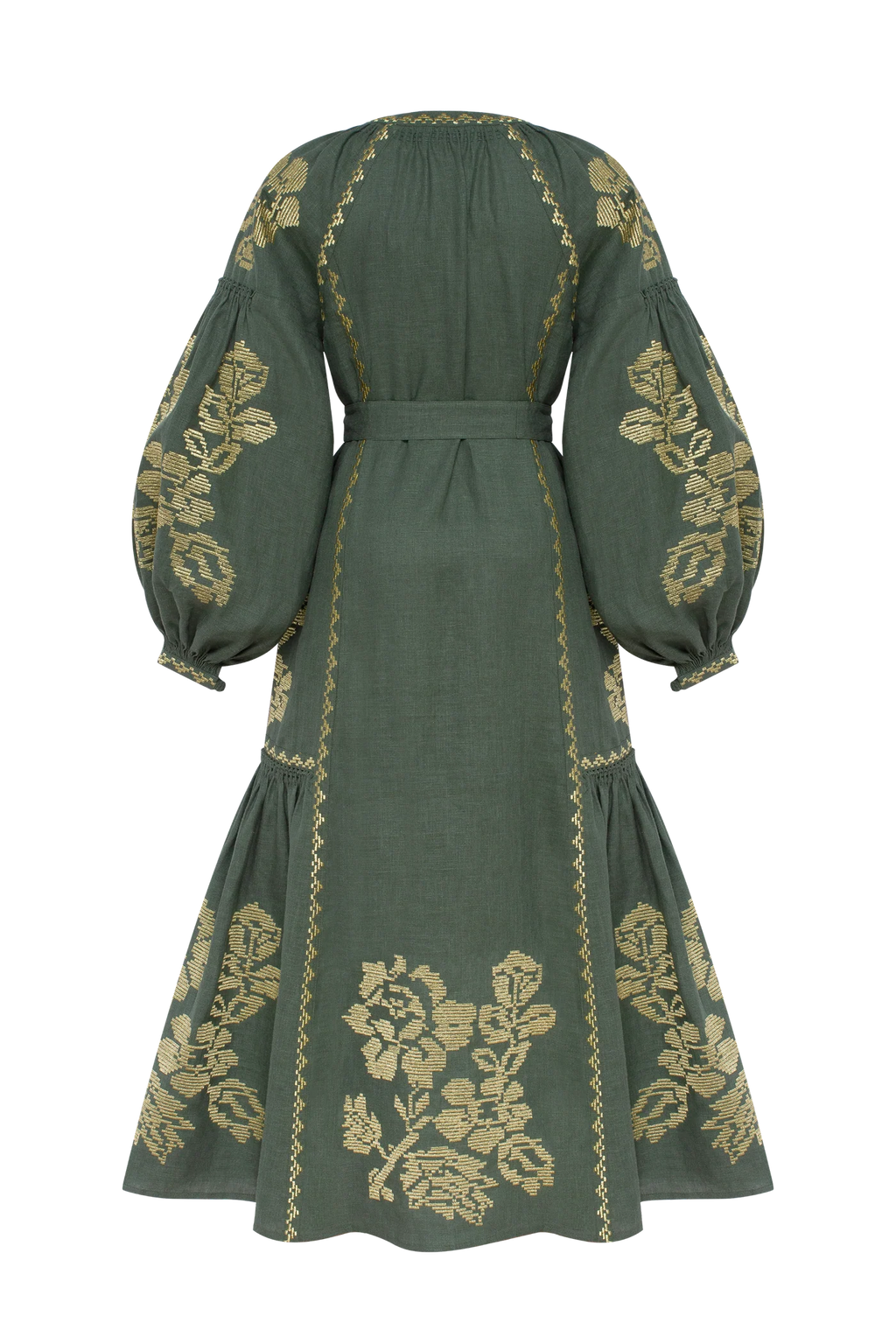 Floral embroidery maxi Dress  Elysian Garden