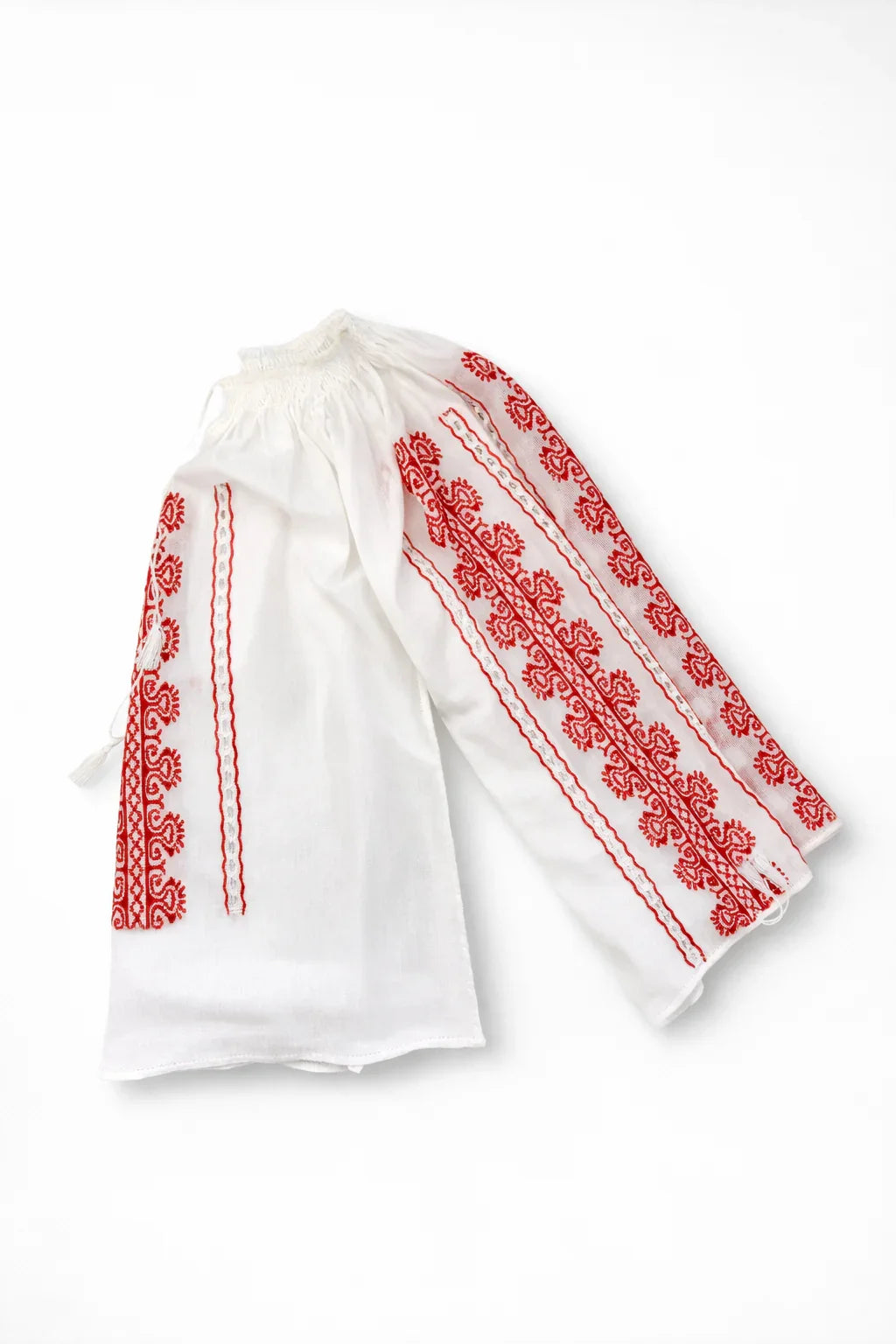 Ram's Horn Romanian Blouse Red