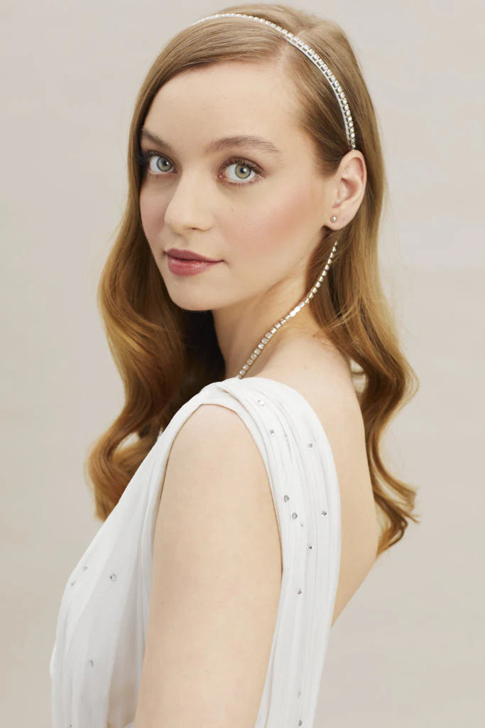 Bandă de păr cu cristale