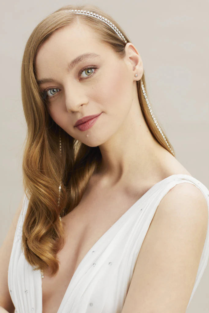 Bandă de păr cu cristale