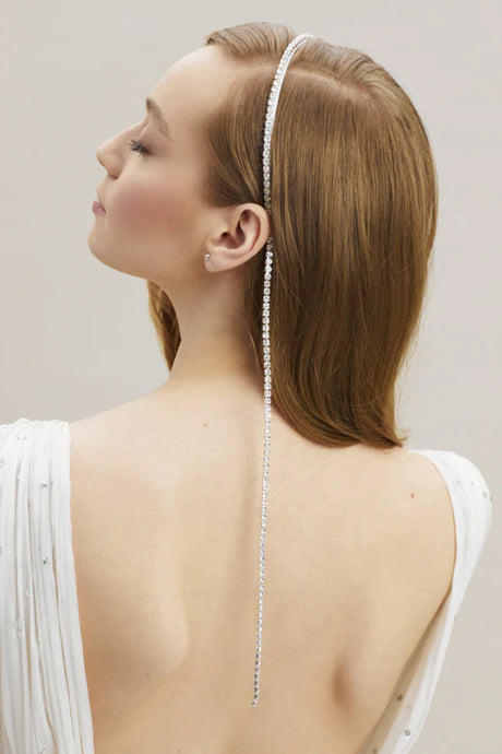 Bandă de păr cu cristale