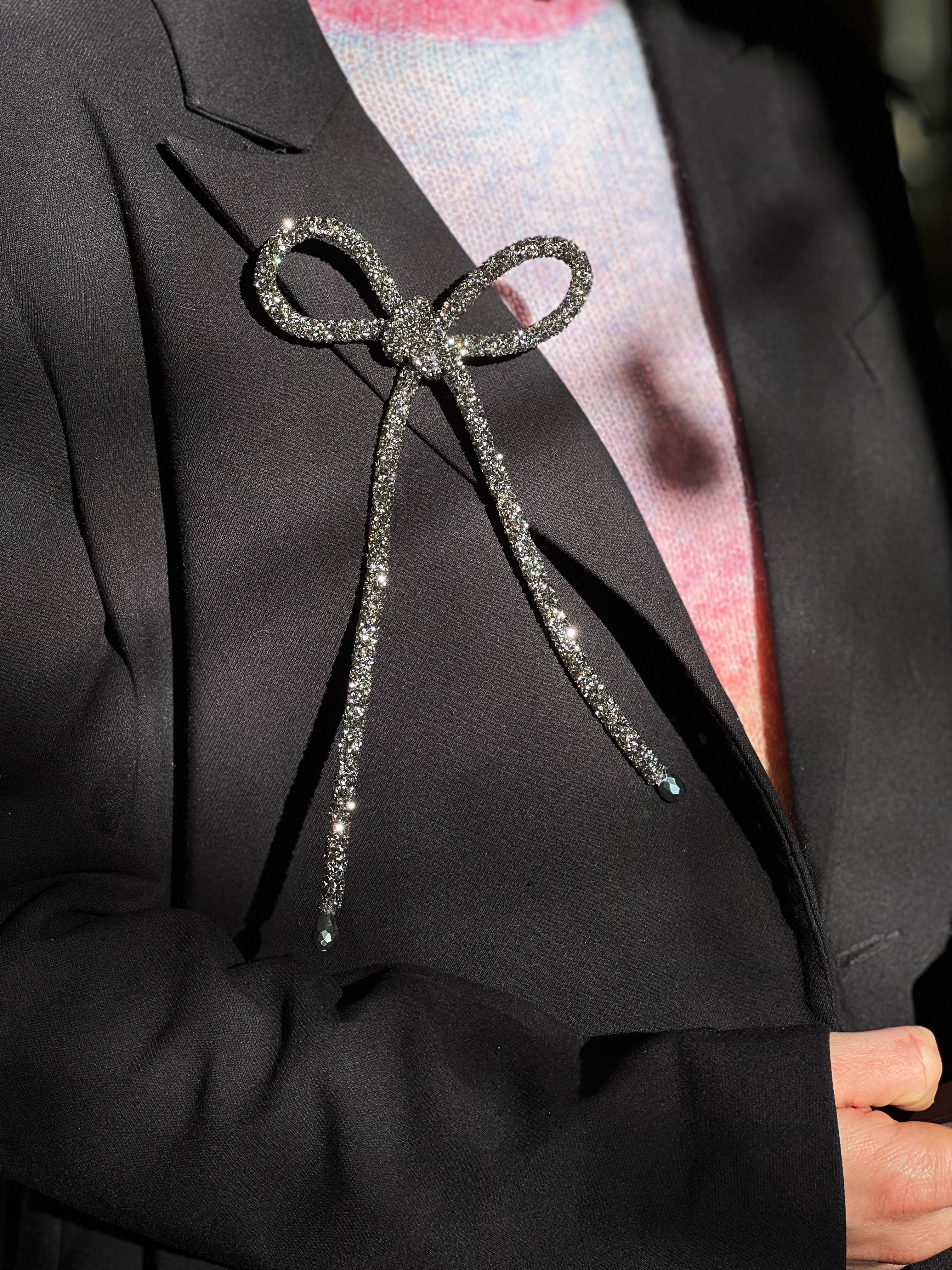 Sparkling Bow Brooch | Chloe by Katerini Mou