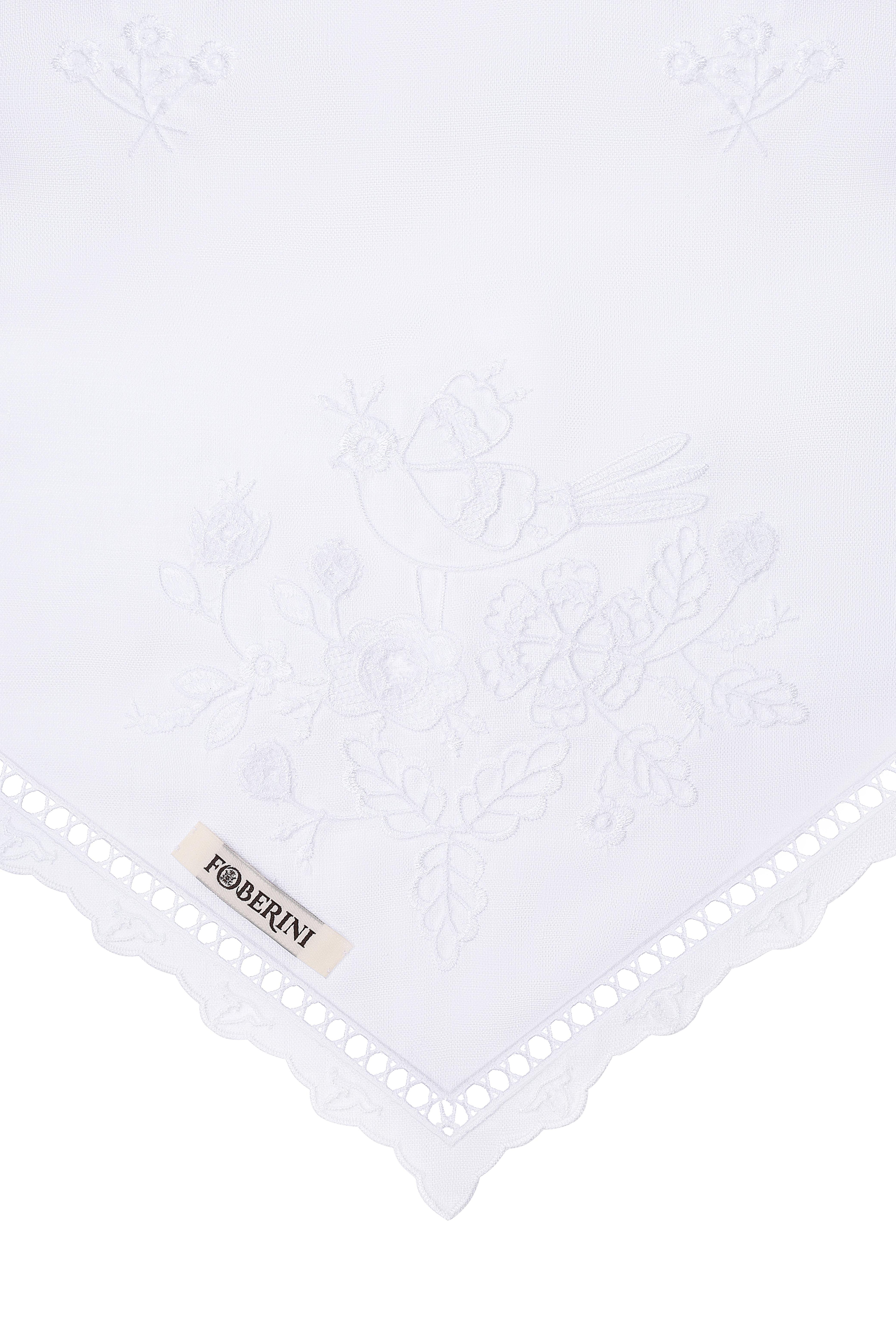 Foberini white kerchief