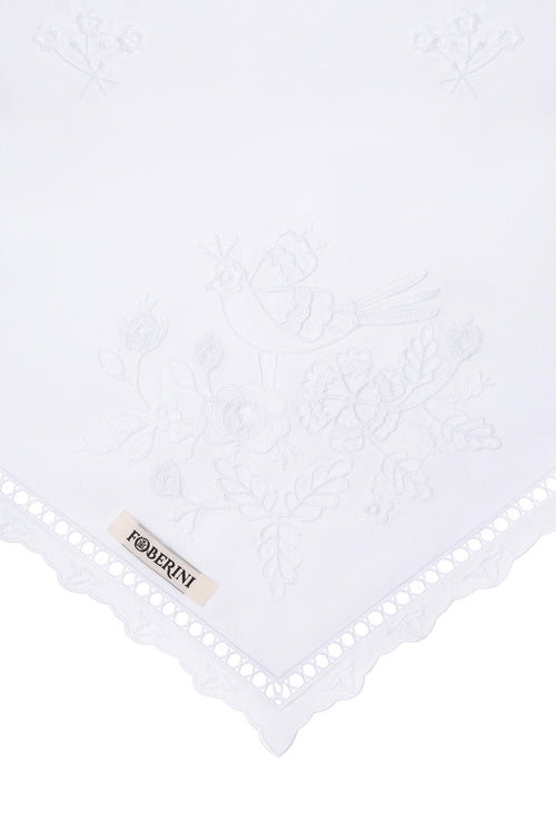 Foberini white kerchief