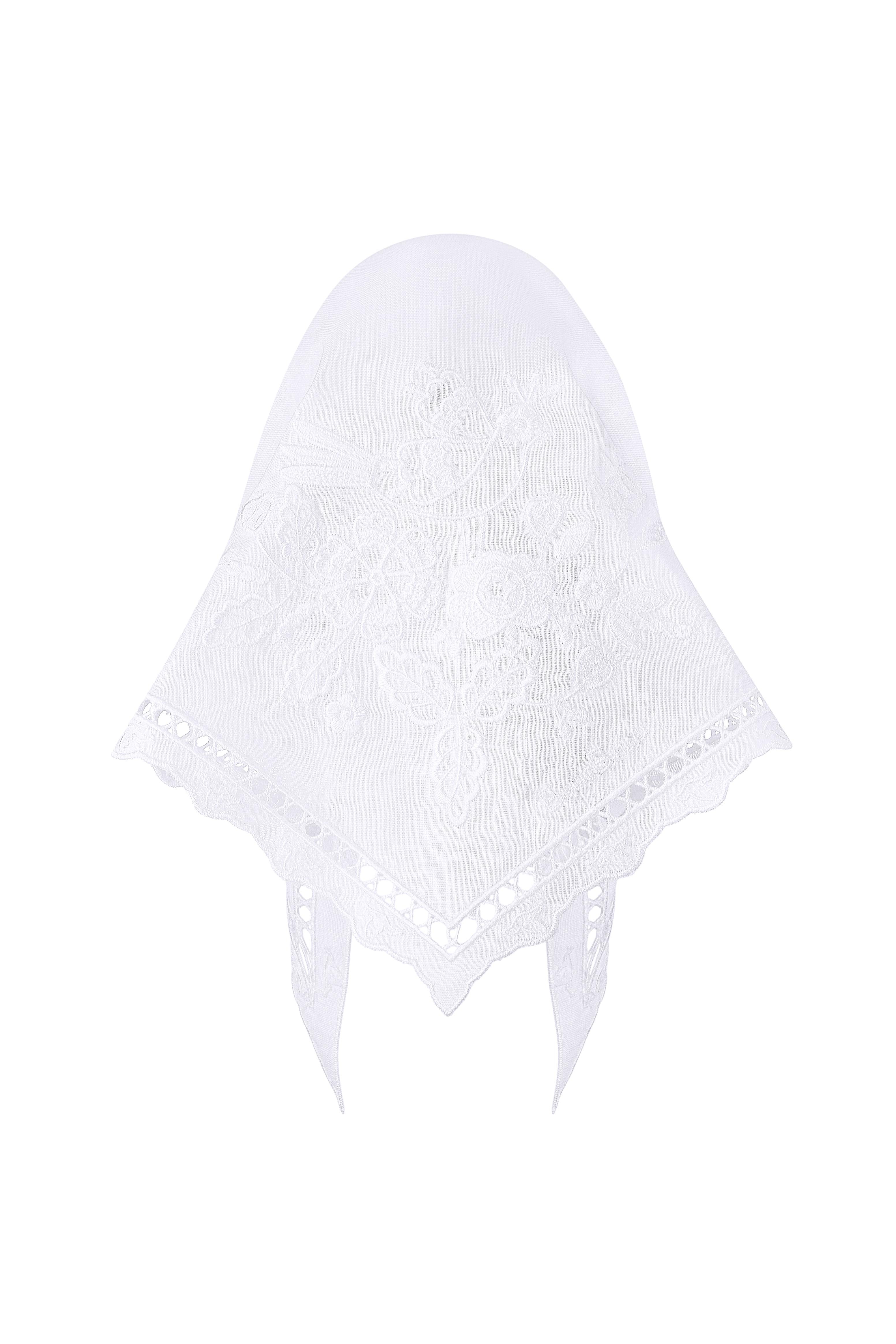 Foberini white kerchief