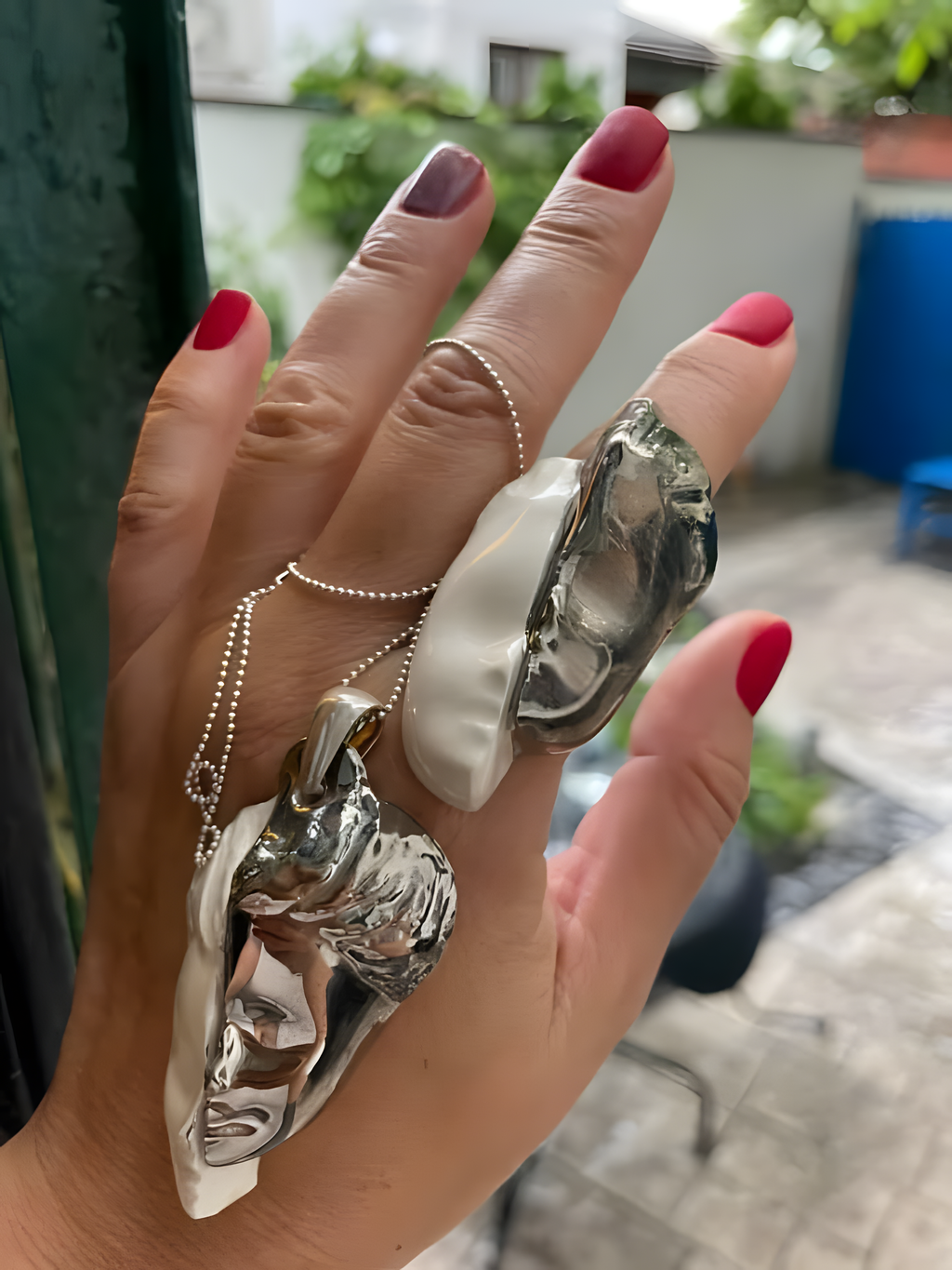 Inel ceramic Blanche XXI 