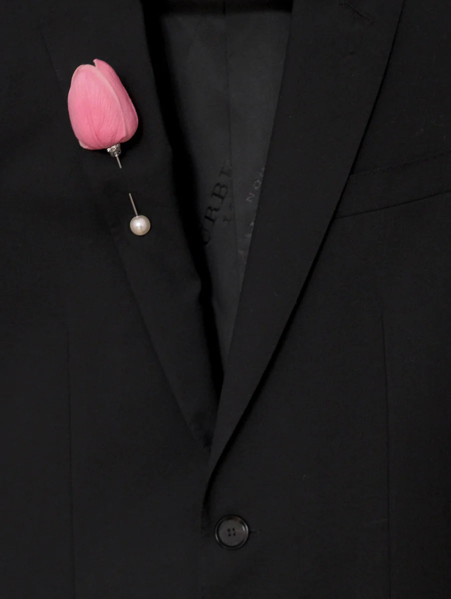 Pink Tulip Pin Brooch