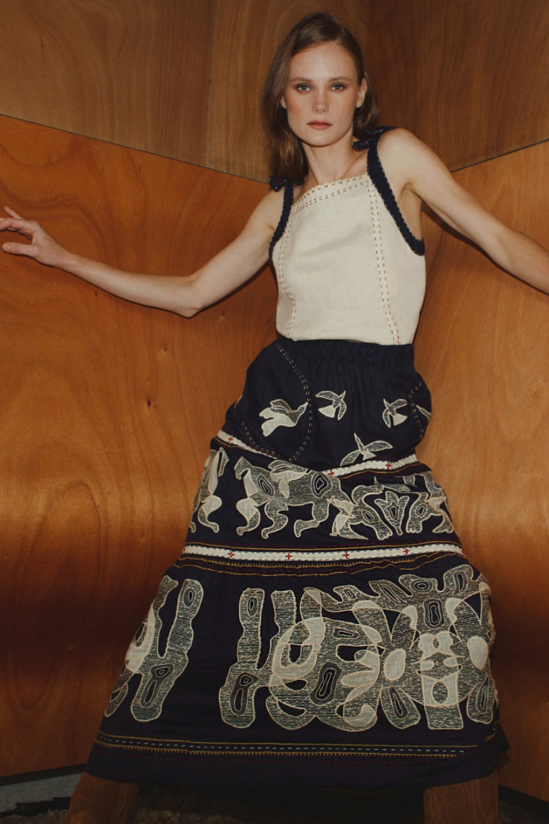 Top brodat din In Animal Realm