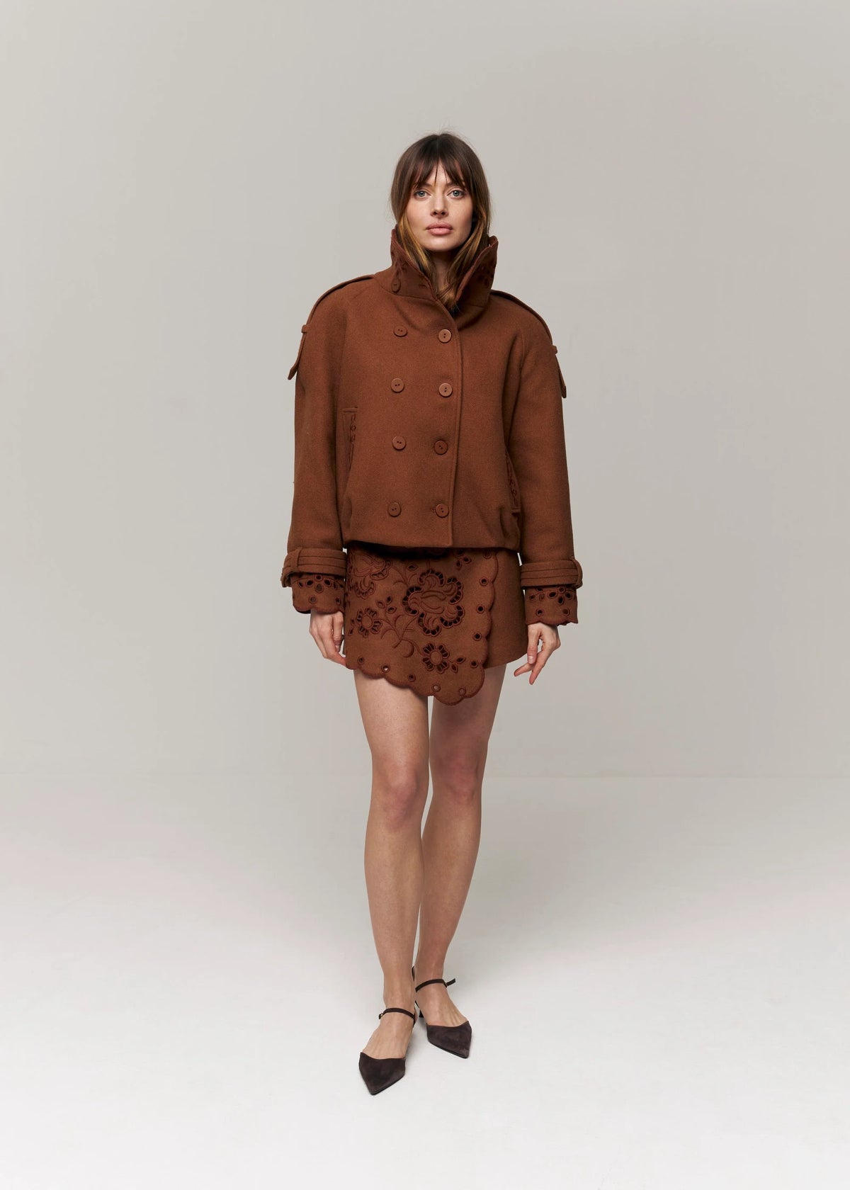 Kurze Wolljacke Desert Bloom 