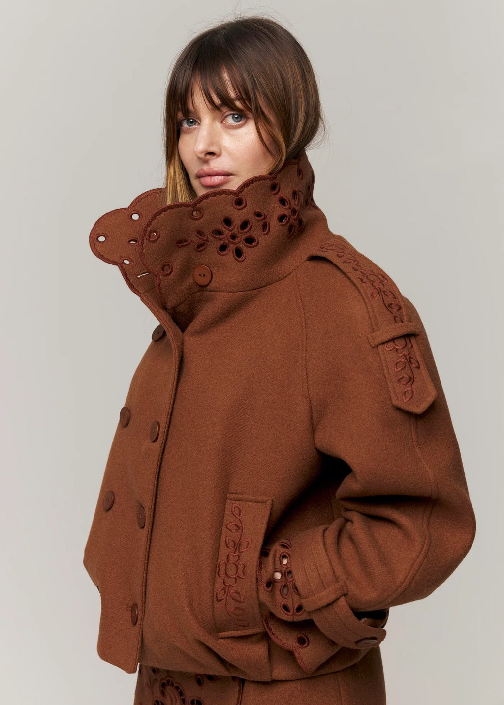 Kurze Wolljacke Desert Bloom 