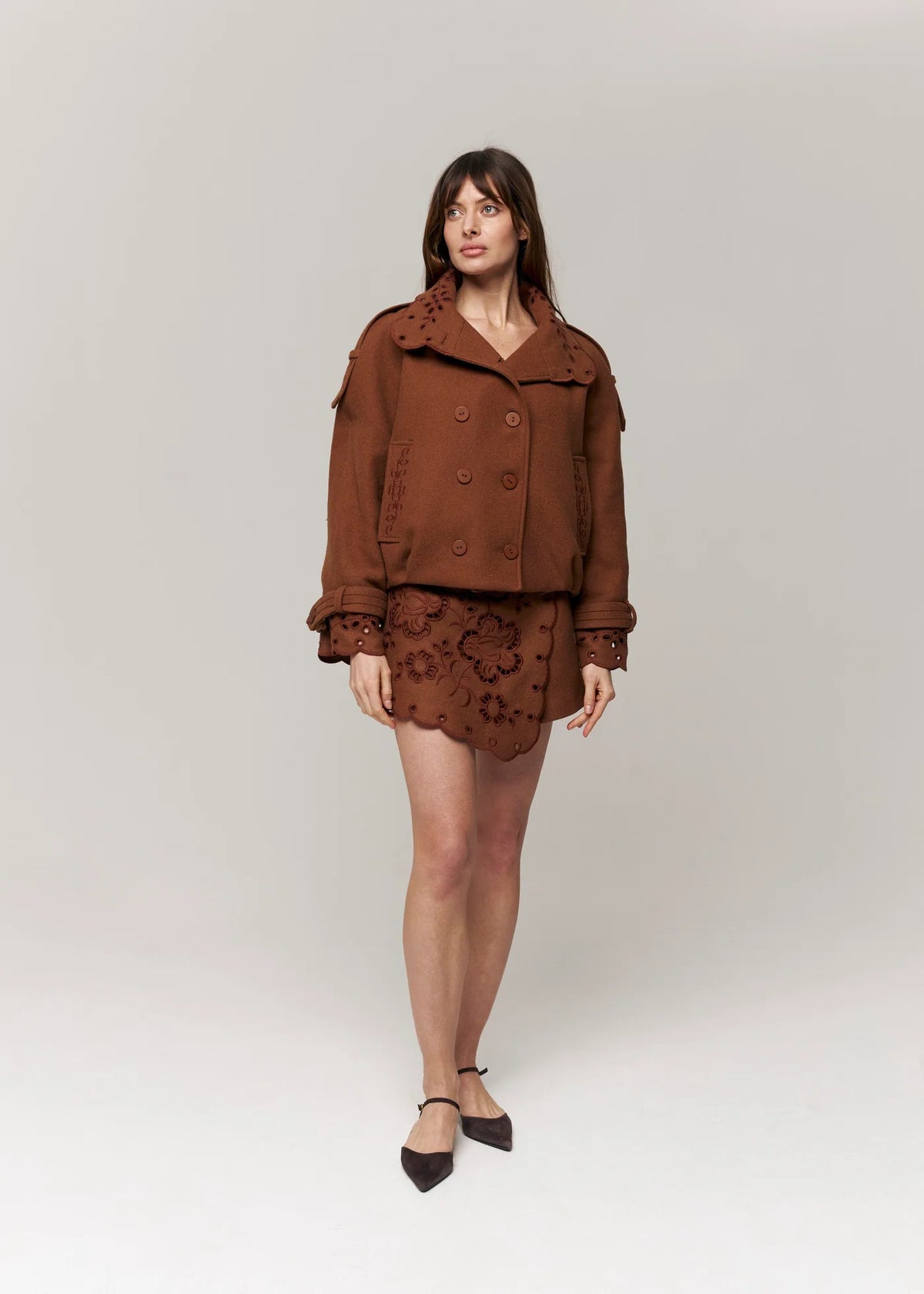 Kurze Wolljacke Desert Bloom 