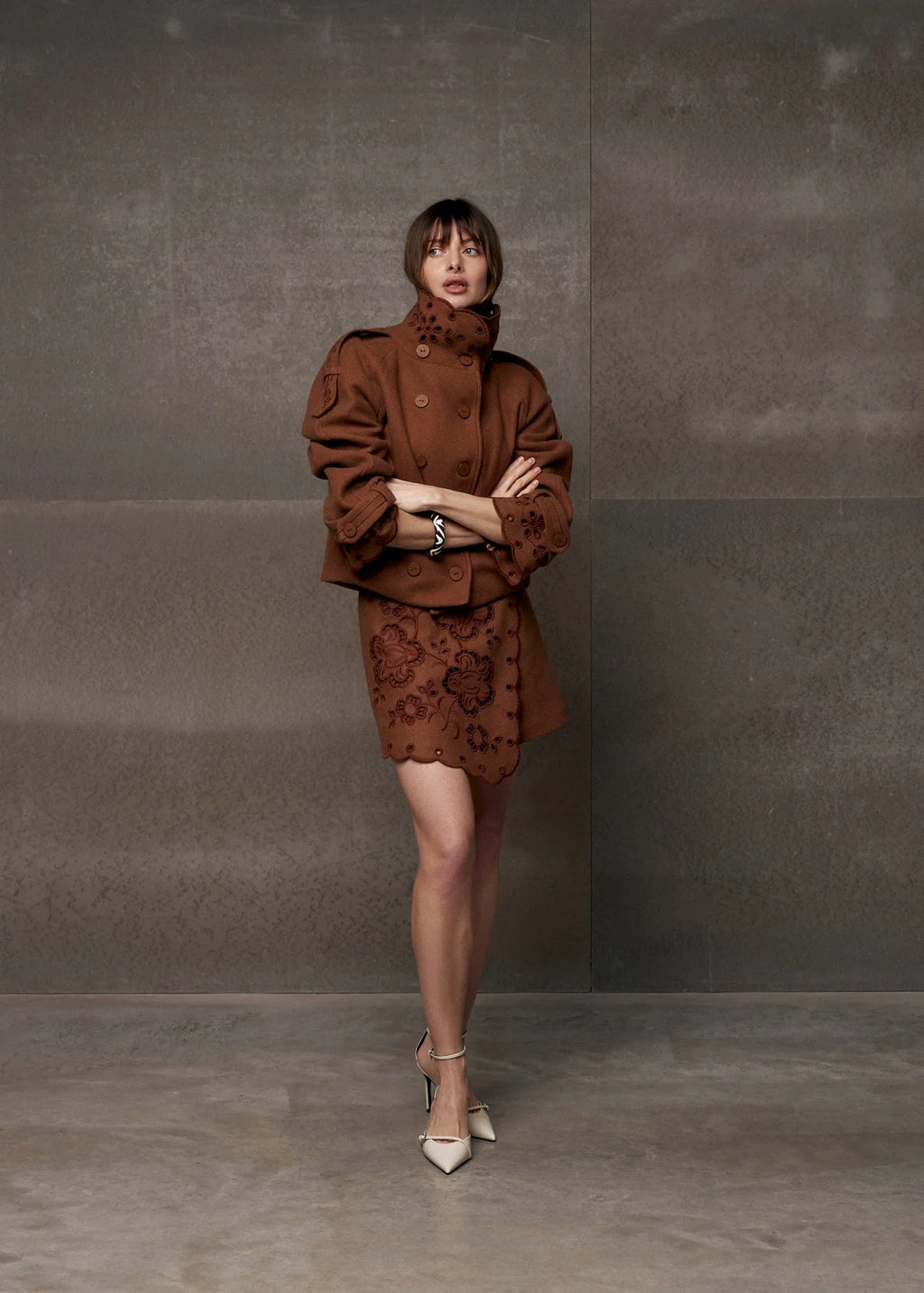 Kurze Wolljacke Desert Bloom 