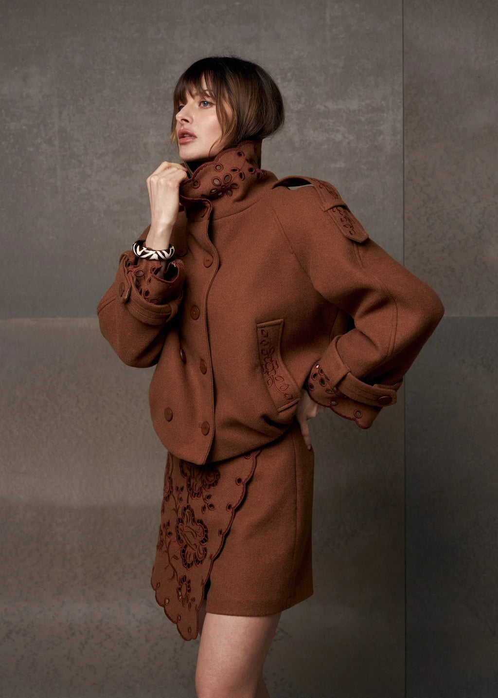 Kurze Wolljacke Desert Bloom 