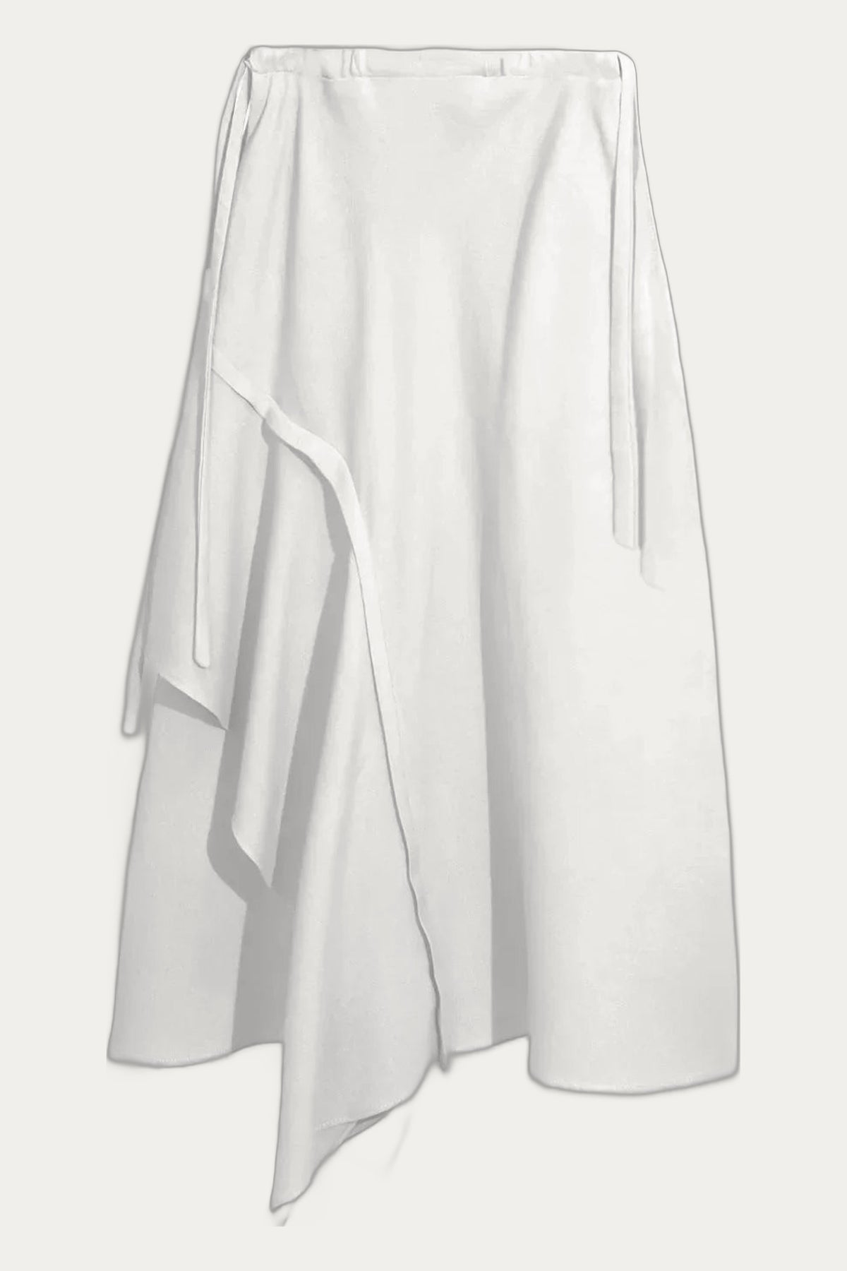 As Time Goes by organic cotton skirt in white by PoeticAlb