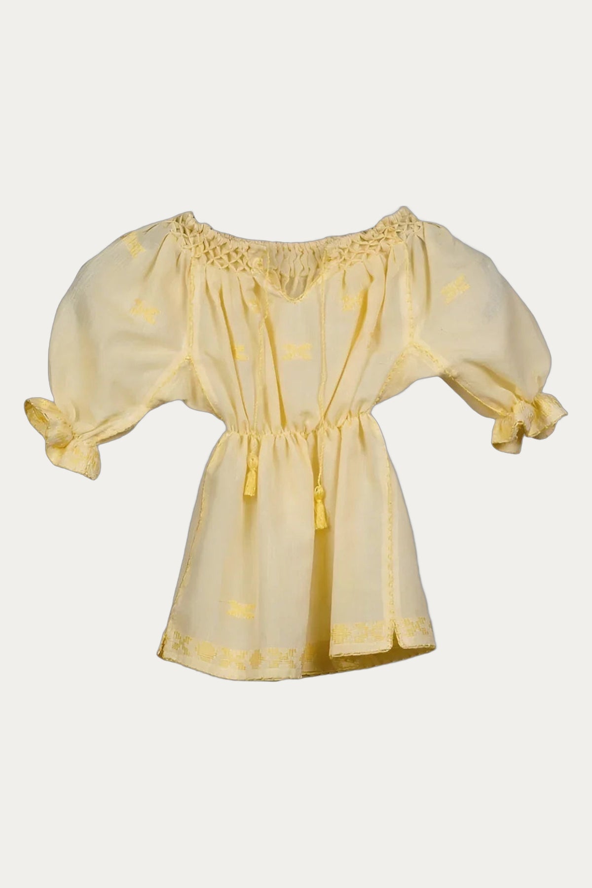 Baby Girl Handwoven Dress by Romanian Handloom Craftsmanship
