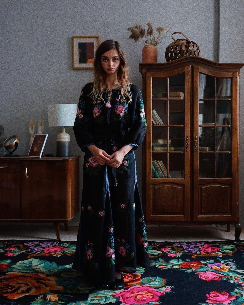 Foberini, Embroidered dress, white, hand-embroidered – styled look