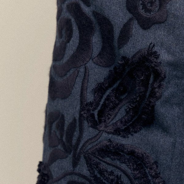 Raised embroidery — padded satin stitch