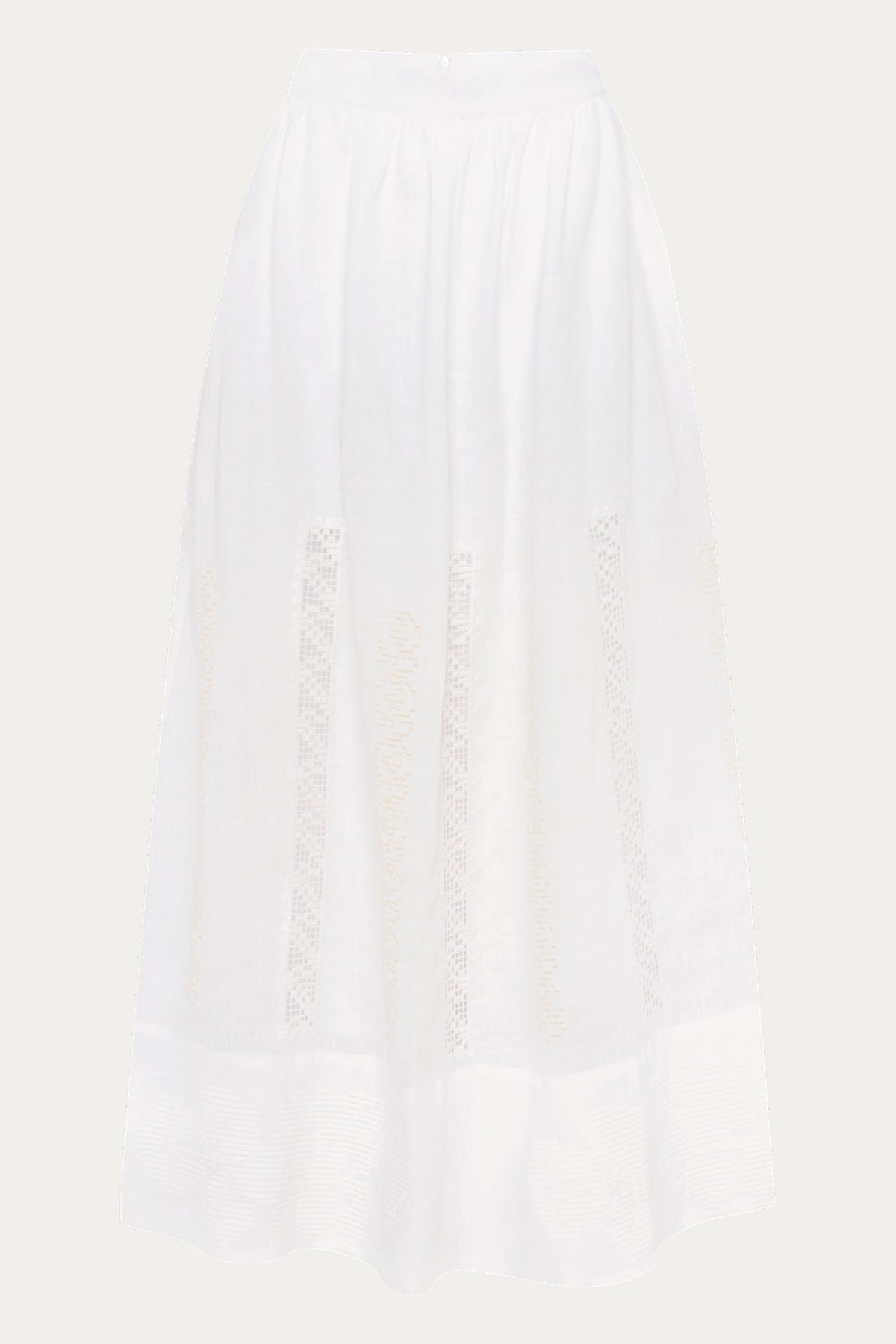 Desert Rose a-line bohemian Maxi Skirt by ANNABO