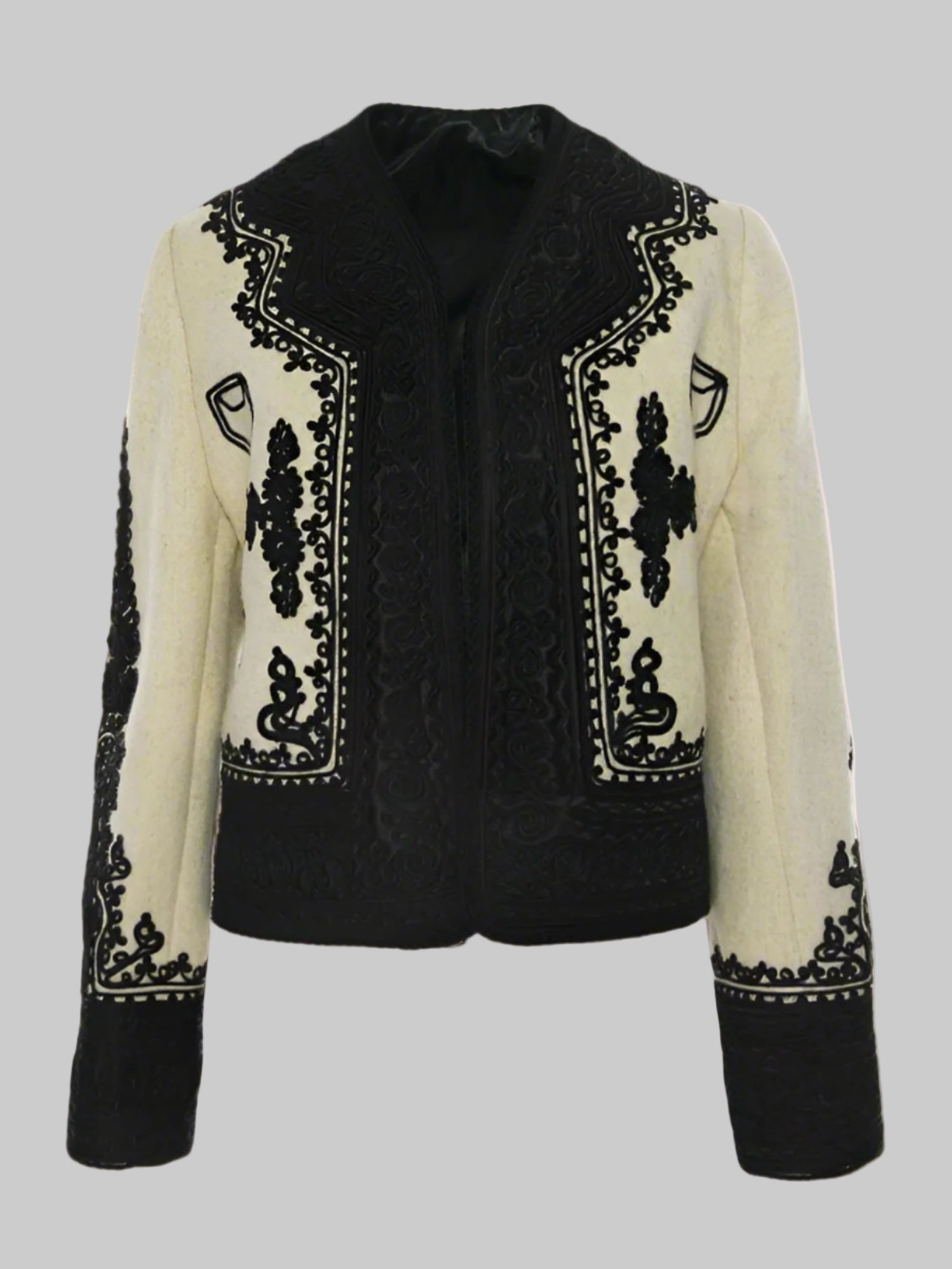 Jachetă din Lână și Cașmir „Martha Bibescu” realizată manual 