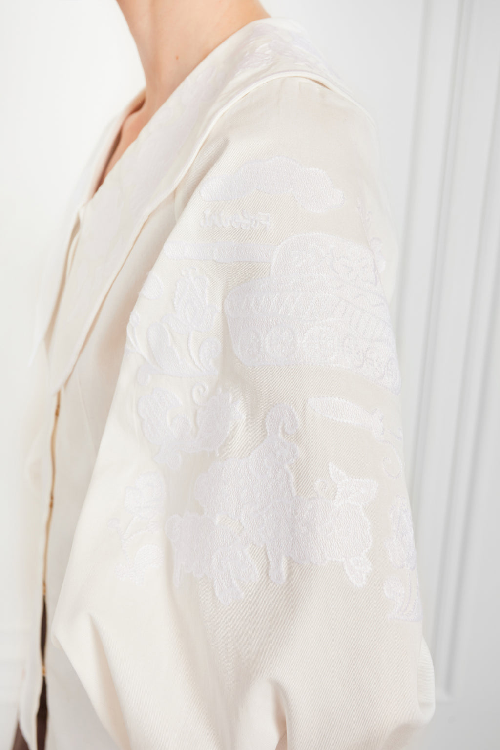 History Embroidered Blouse