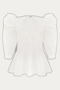 "FAMILY TREE" WHITE BLOUSE by Foberini