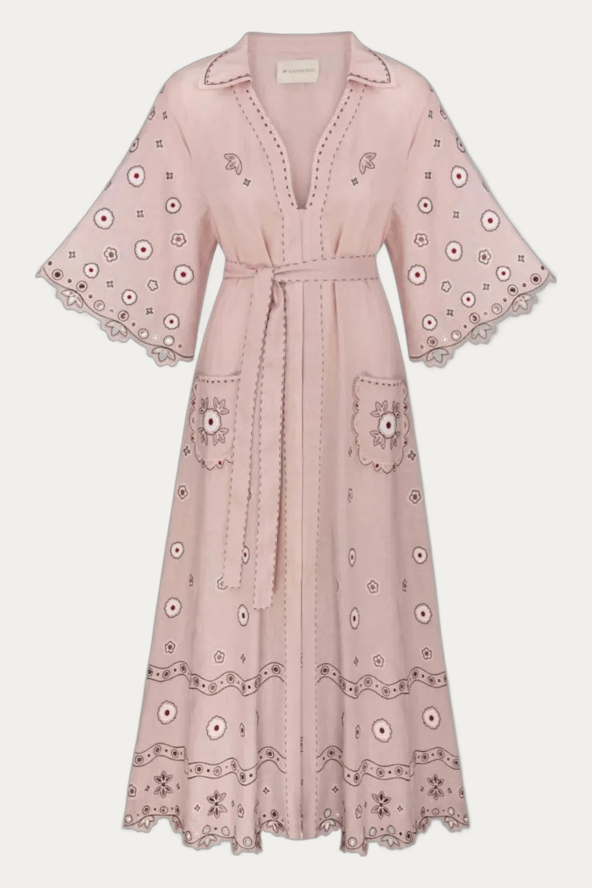 Glass House Maxi Dress in Powder Pink by My Sleeping Gypsy