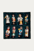 Handcrafted 'Vertep' Christmas Sculpture Wood Ornaments Collection by KOZA DEREZA DECORATIONS