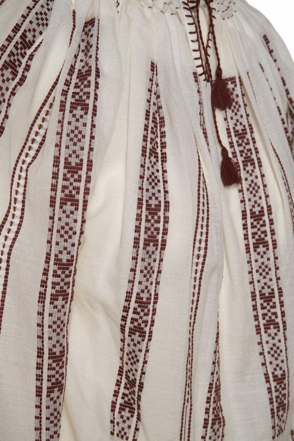 Bluza romaneasca tesuta manual