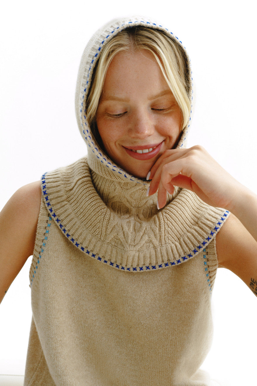 Pălărie Balaclava din Cașmir Mongol