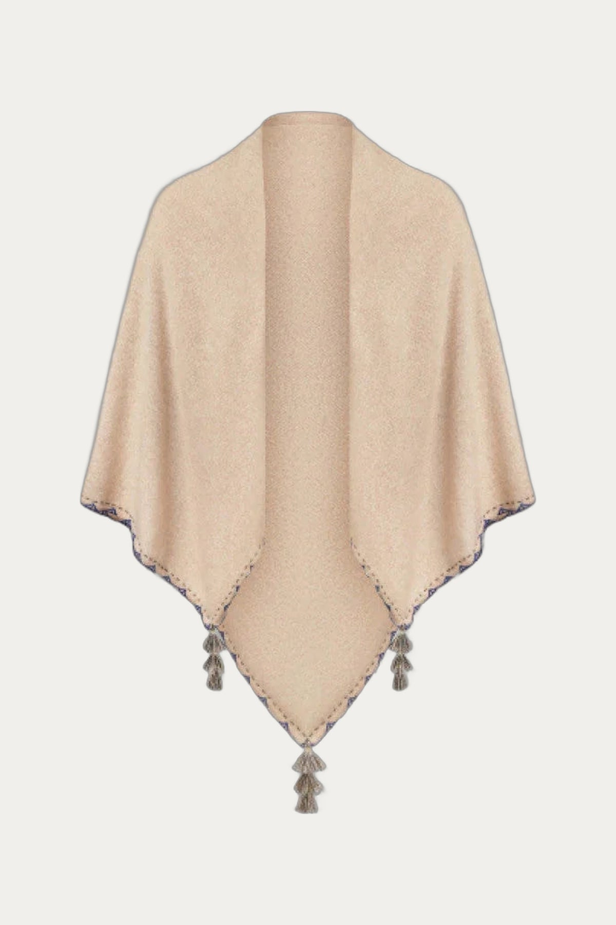 Hygge Poncho Combed Cashmere