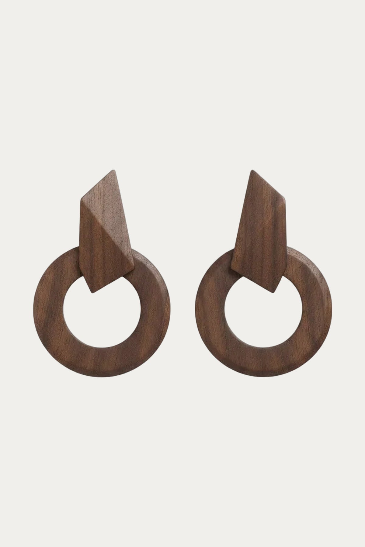 Katerini Mou Nina Wood Earrings by Katerini Mou