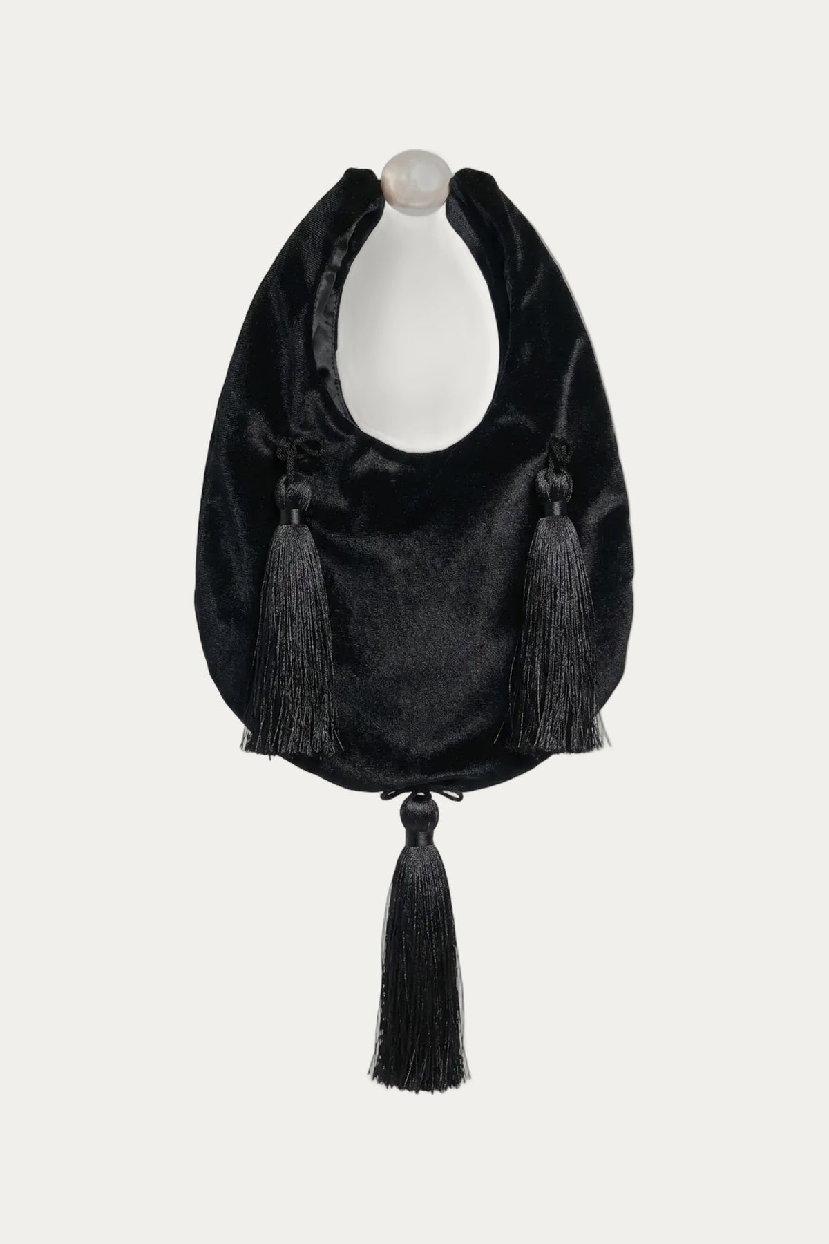 Margot Black Velvet Handbag – Interwar Vintage Style by Katerini Mou