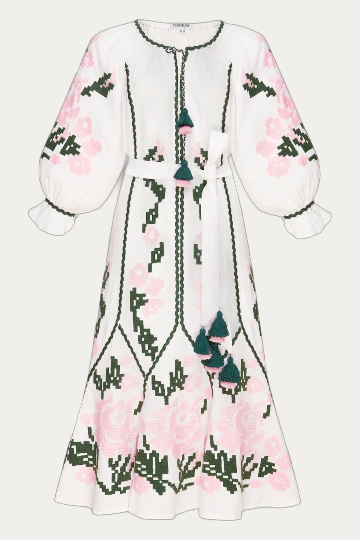 Marta midi embroidered dress by Foberini
