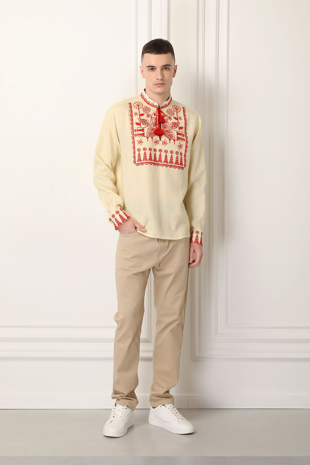 Zozulya Men Folk Shirt