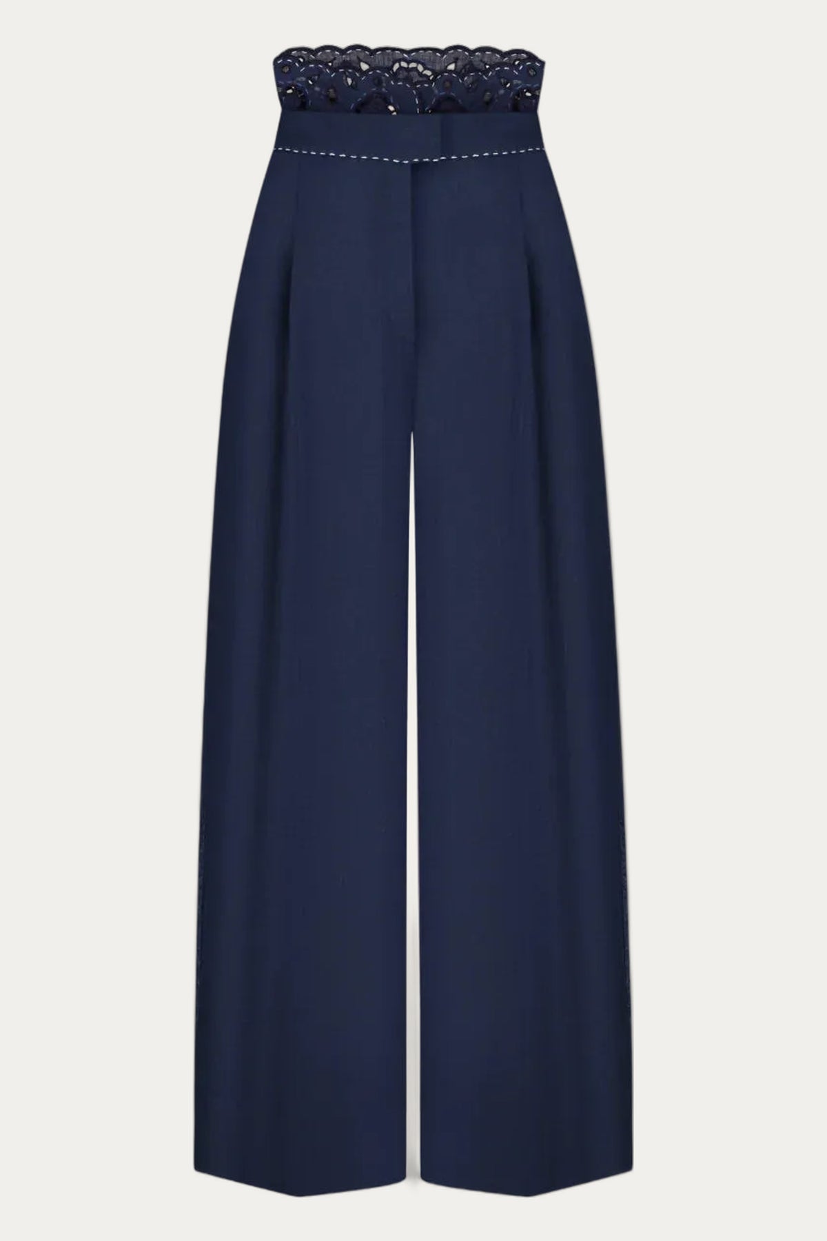 Merezhivo Linen Pants Navy Blue – My Sleeping Gypsy by My Sleeping Gypsy