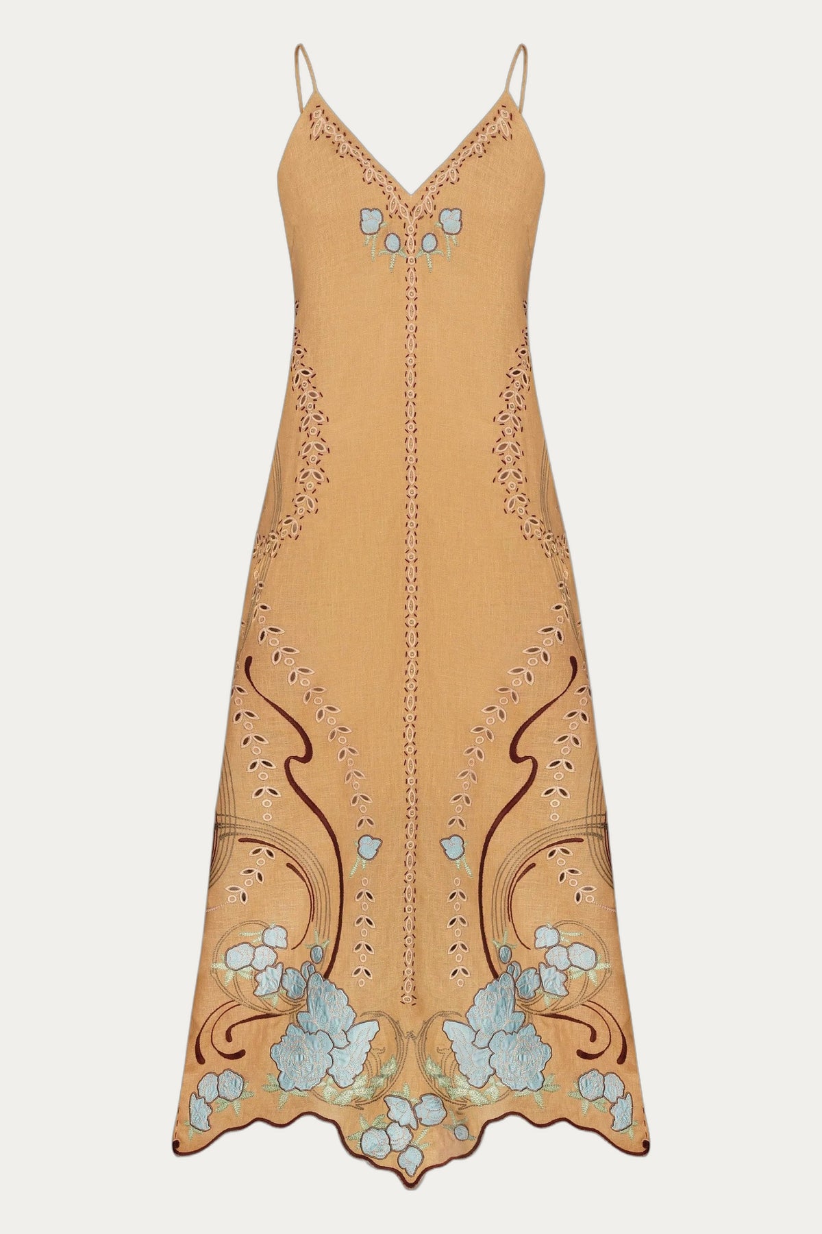 Moët long sarafan dress in Mustard by My Sleeping Gypsy