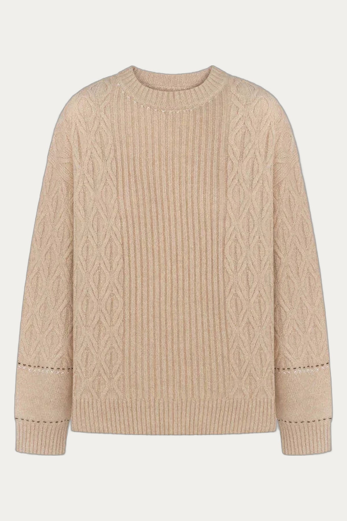 Mongolian Cashmere Jumper – Beige by My Sleeping Gypsy
