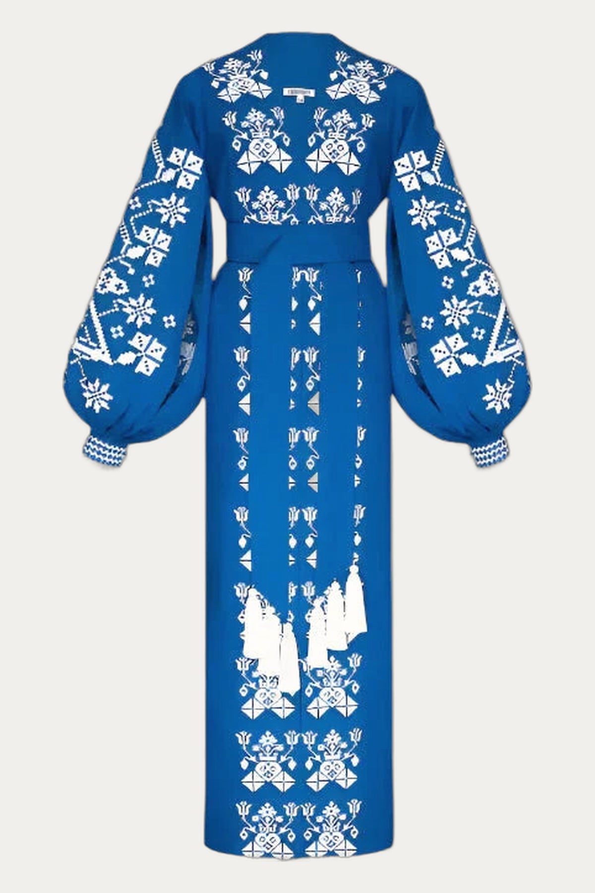Morning Fog Embroidered Kimono style dress by Foberini