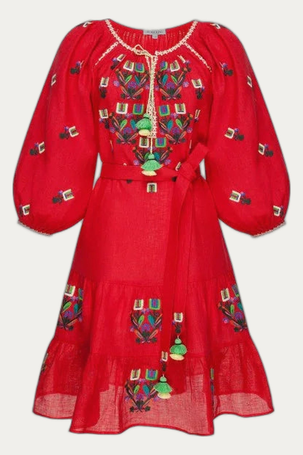Omelia Chic Dress in red by Foberini