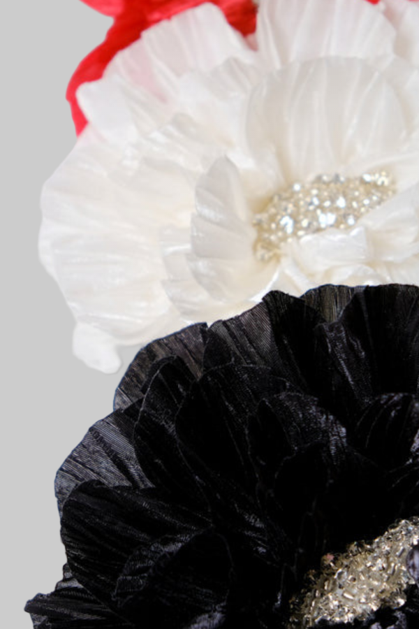 BROȘA Floare PARIS Red