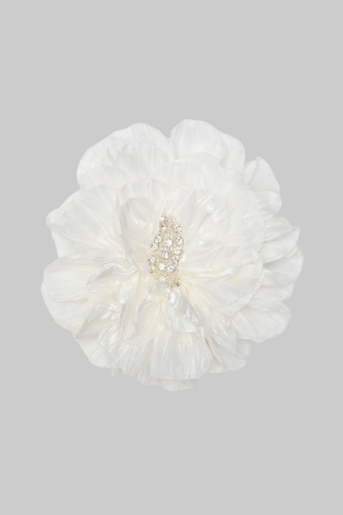 Brosa Floare Paris Alb