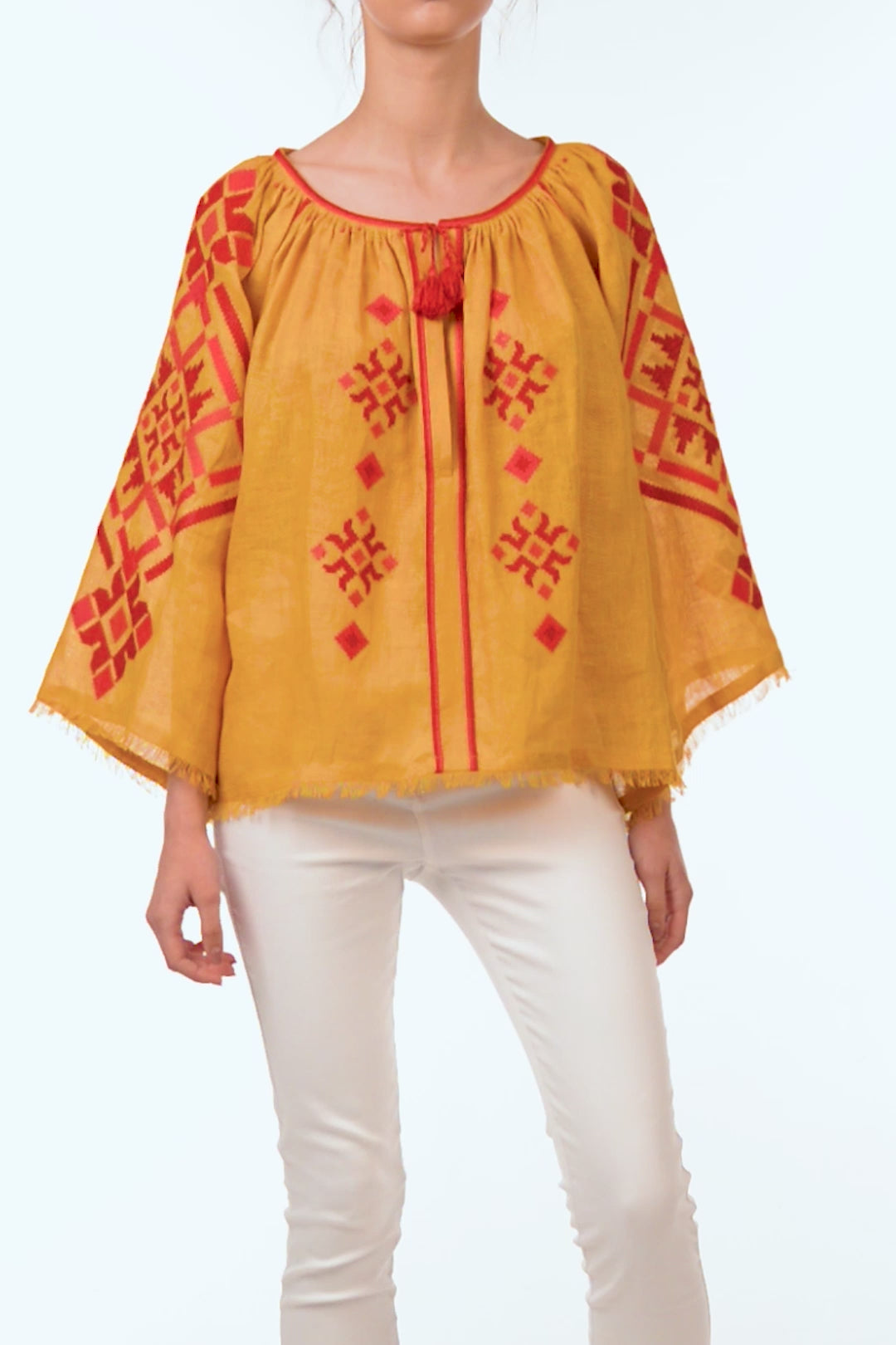 Provance Blouse in Ember