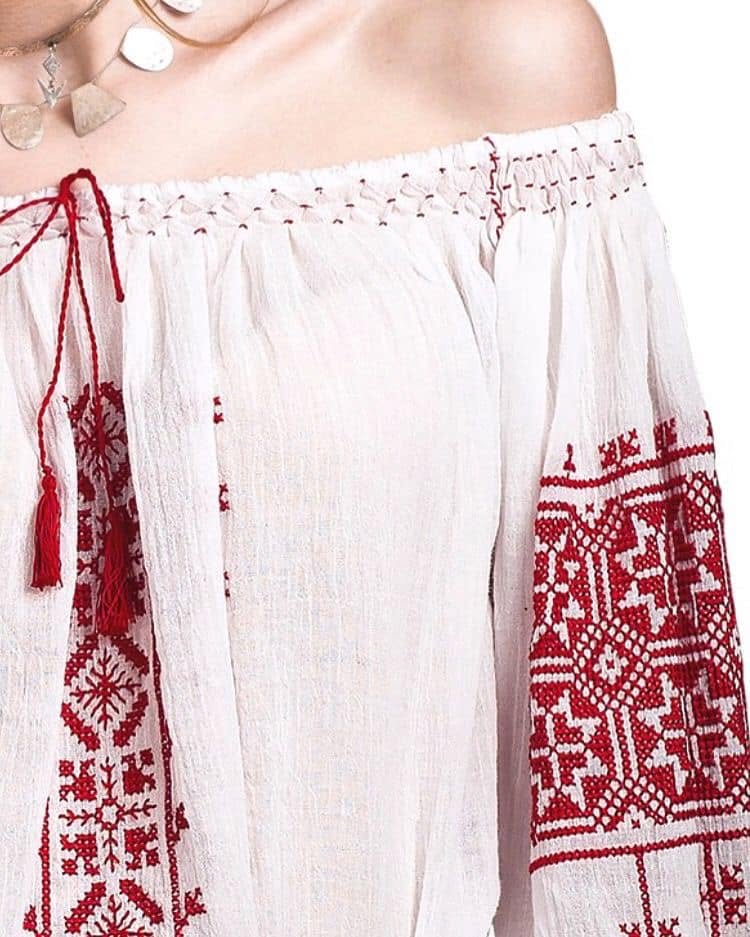 Romanian Blouse Handmade In Transylvania Blouse Roumaine Shop