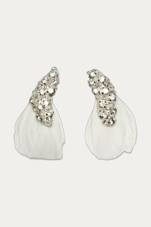 Swan Earrings by Katerini Mou