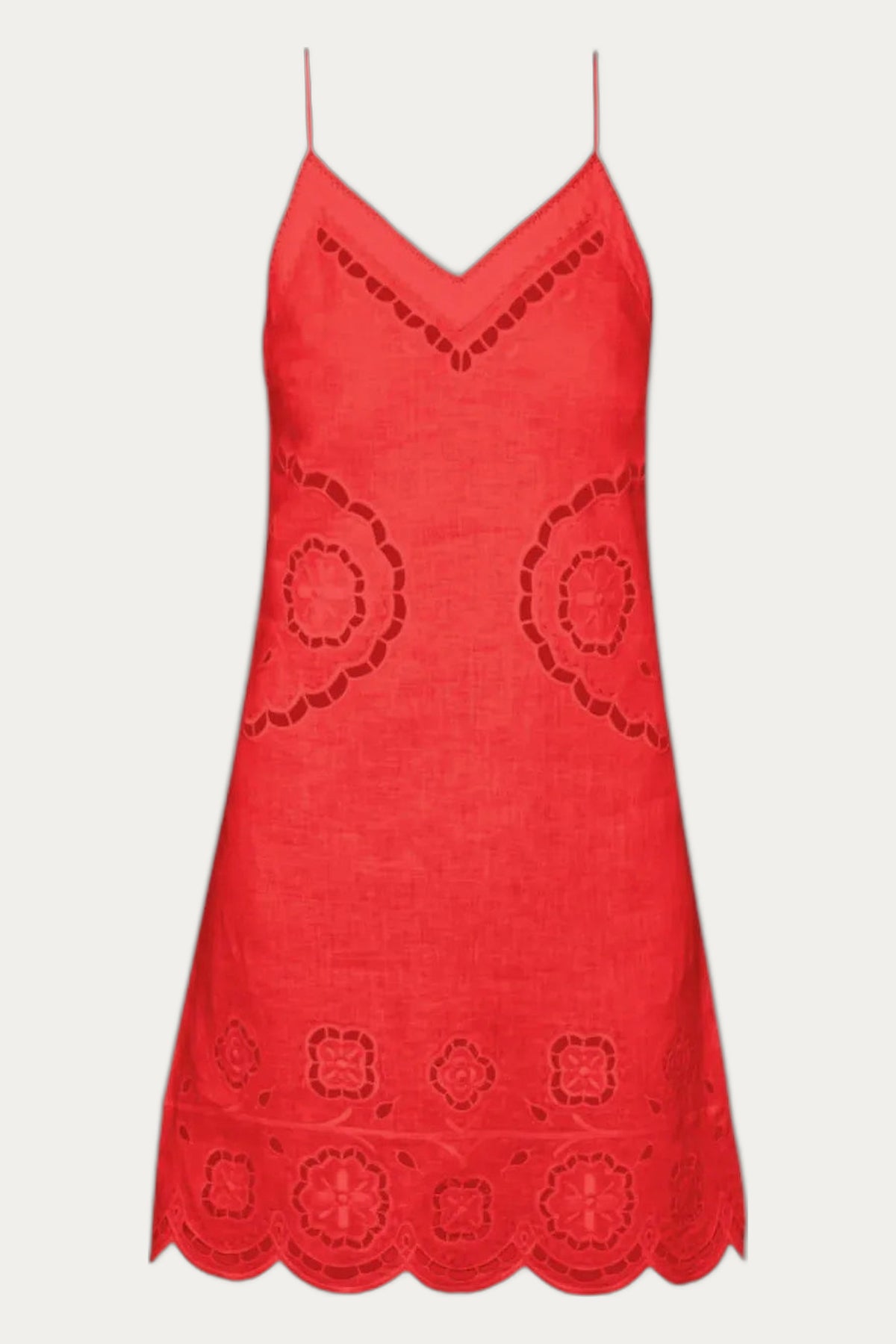 The Merezhivo Strap Dress in red by My Sleeping Gypsy