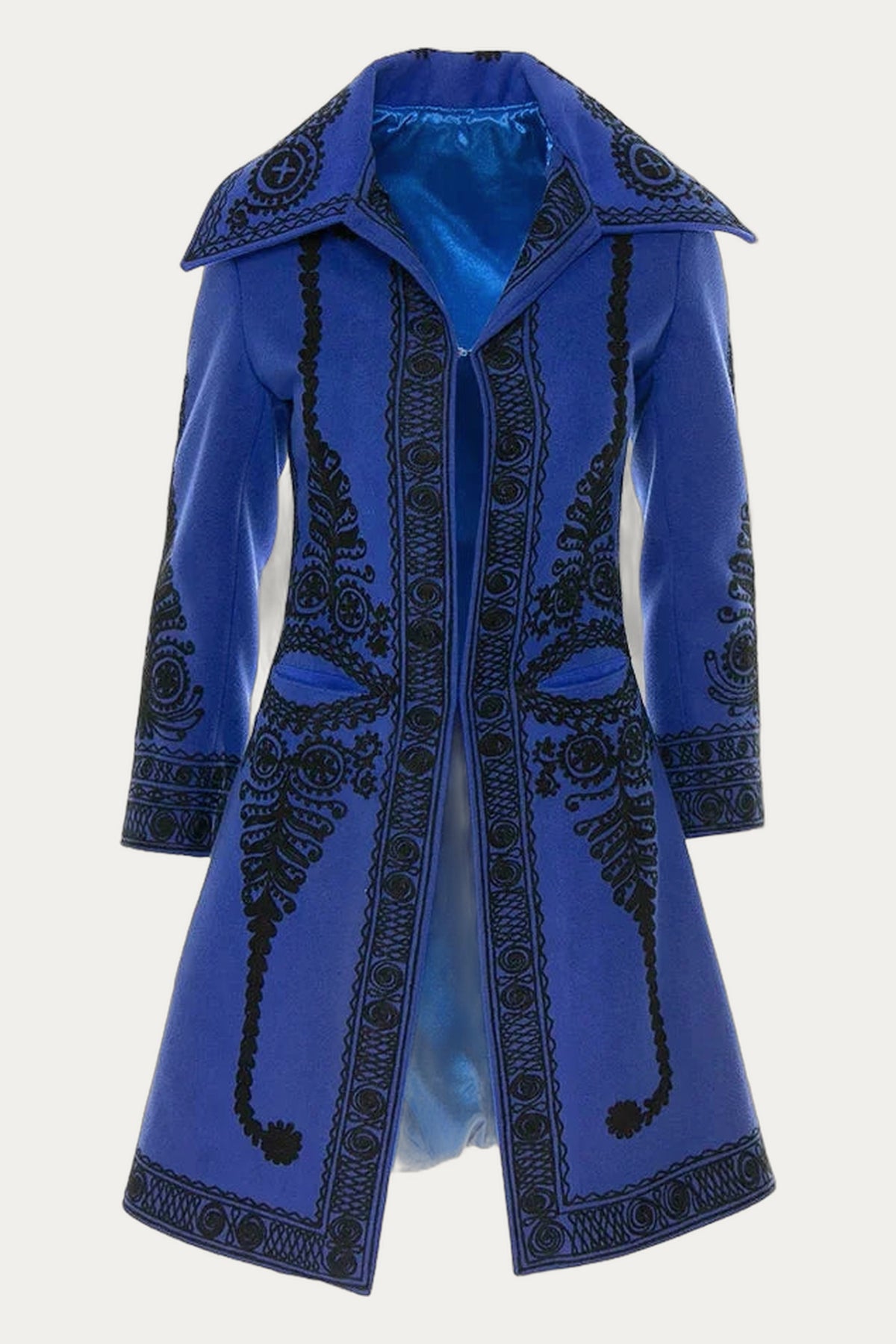 The Queen's Mary Wool Coat in Blue by ciuncanu gheorghe